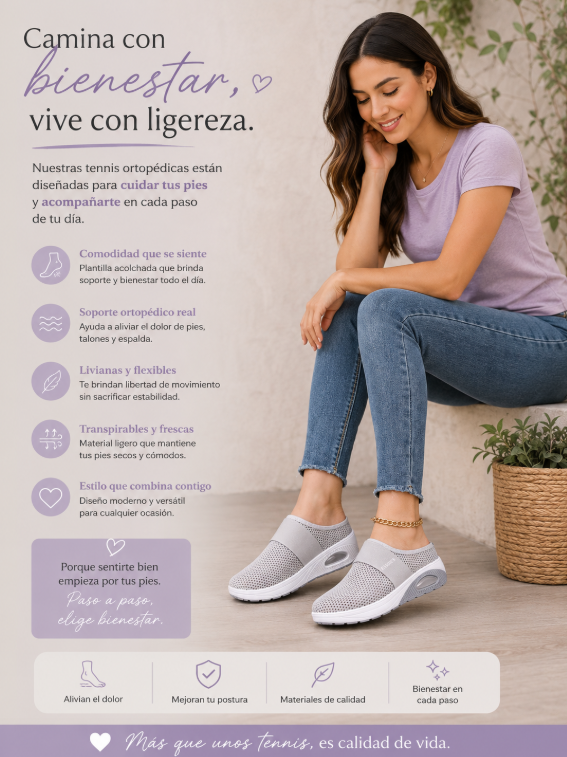 👟TENNIS ENCANTO ORTOPÉDICO ✨