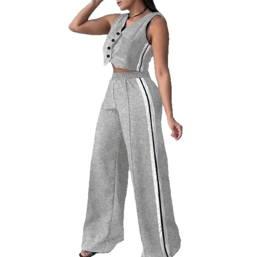 Conjunto Elegante V-neck