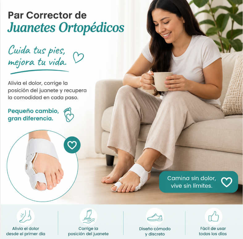 👣✨ PAR CORRECTOR DE JUANETES ORTOPÉDICOS ✨👣