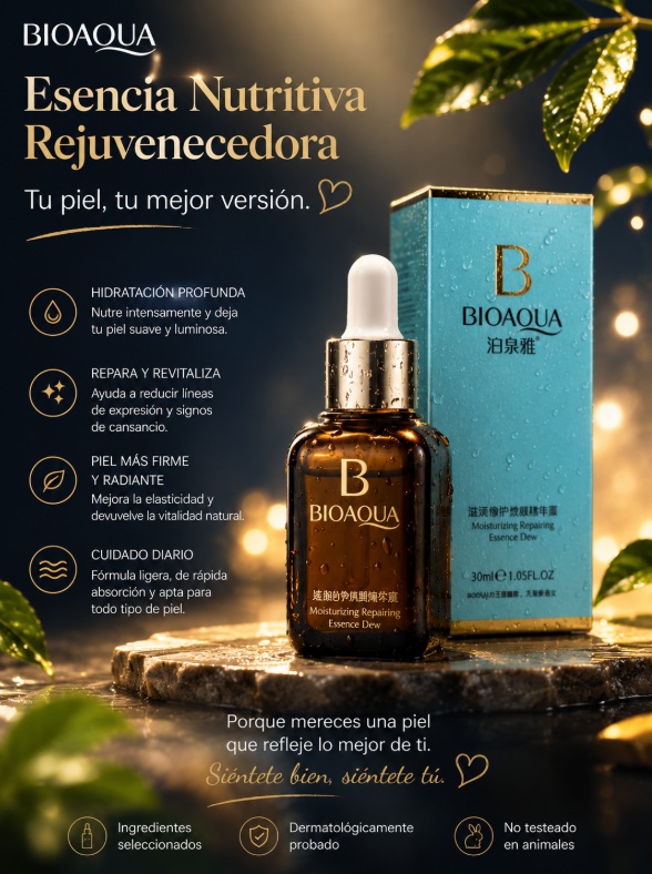 ✨🌸 ESENCIA NUTRITIVA REJUVENECEDORA BIOAQUA 🌸✨