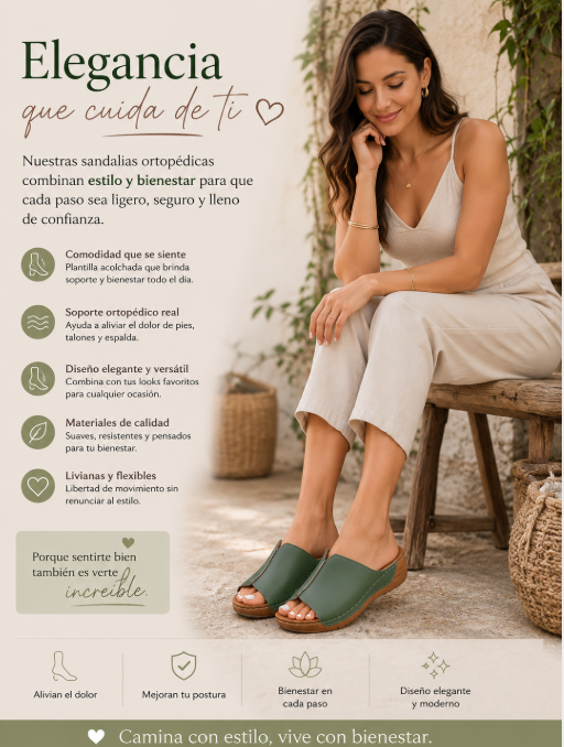 💛Sandalias Ortopédicas Elegance Comfort💫