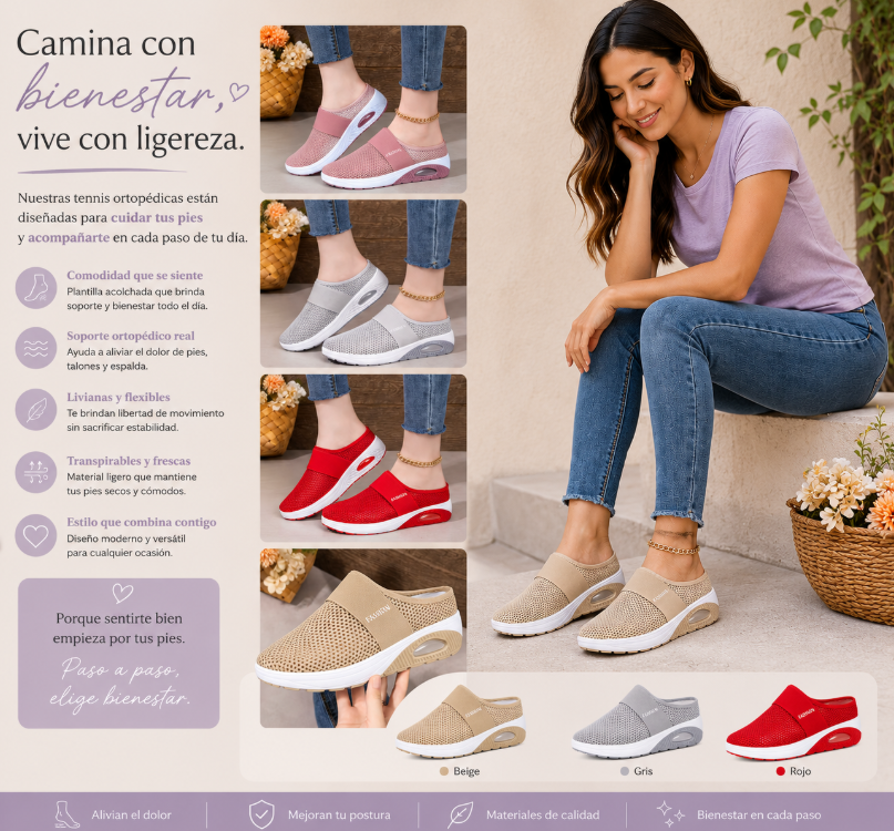 👟TENNIS ENCANTO ORTOPÉDICO ✨