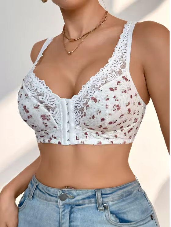 🌸 Sostén Realza Busto Encanto Floral🌸