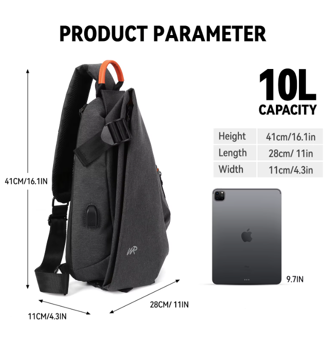🎒 Bolso Vortex Elite para hombre✨