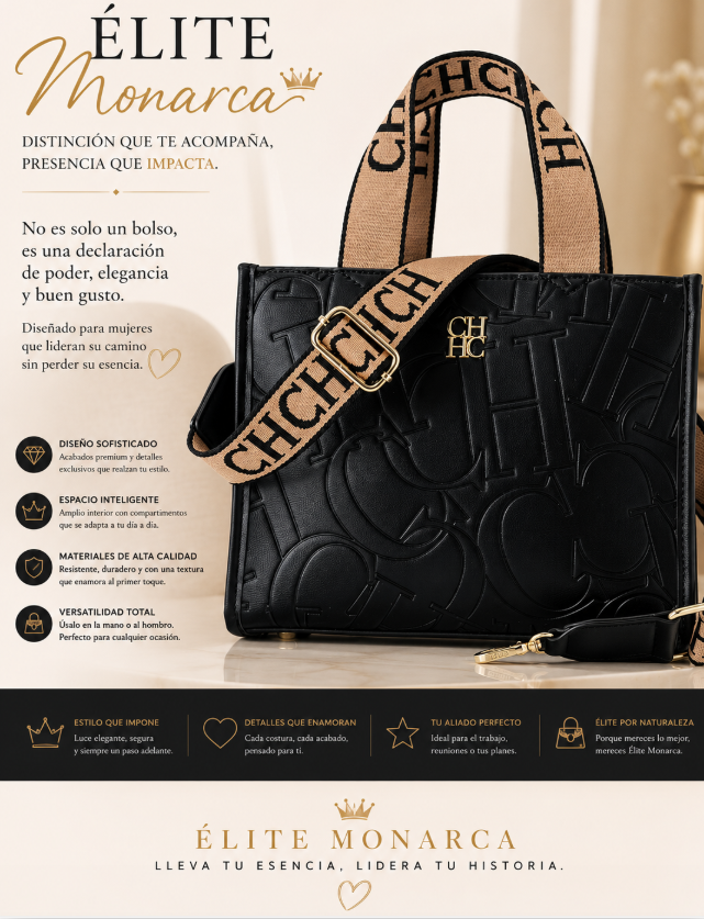 👜 Bolso ÉLITE MONARCA🤎