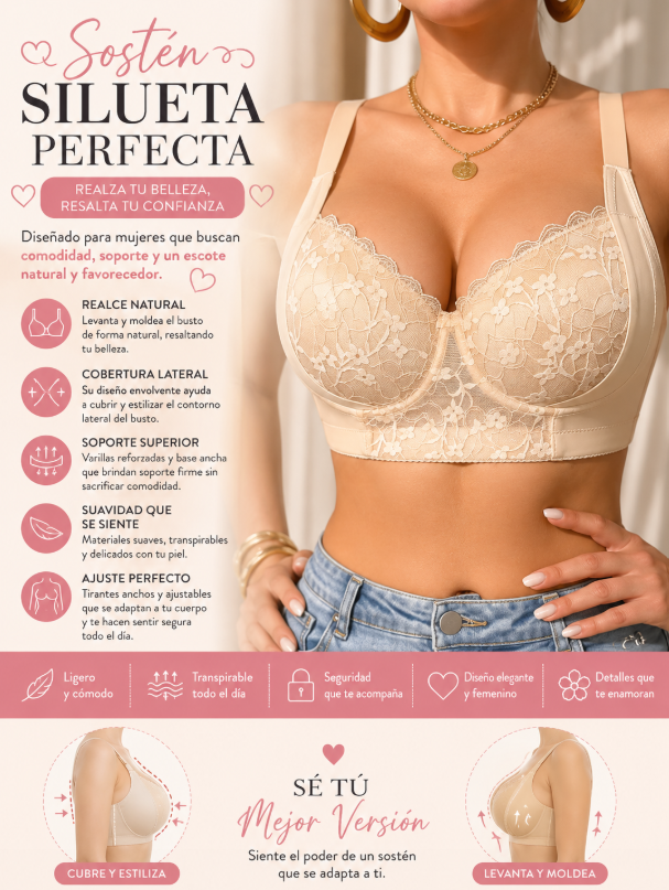 💖 Sostén Silueta Perfecta 💖