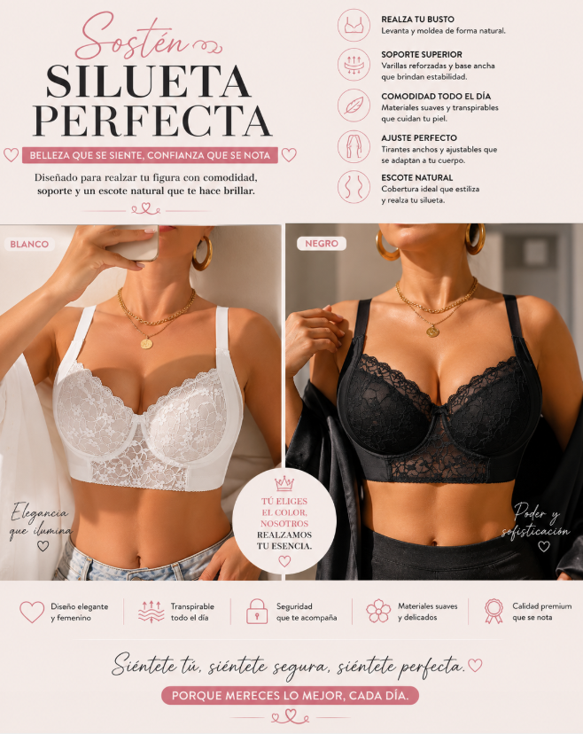 💖 Sostén Silueta Perfecta 💖