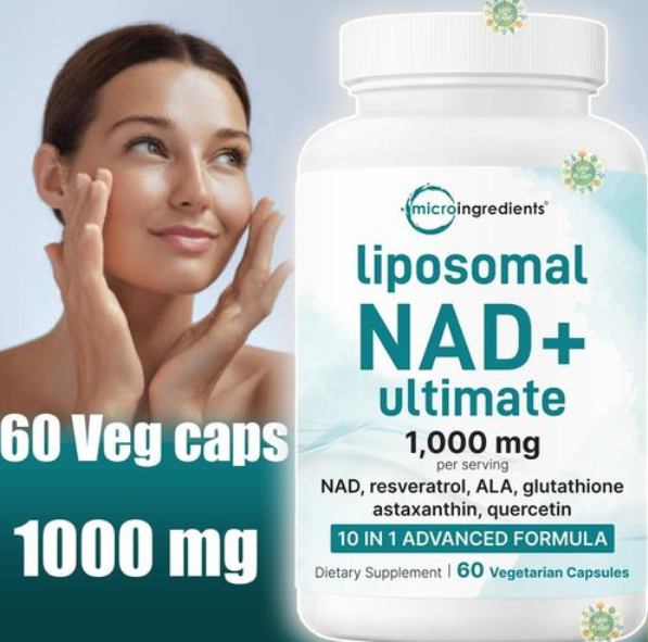 💊Cápsulas Liposomales Nad+,60 Uds,energía Celular,corazón💙