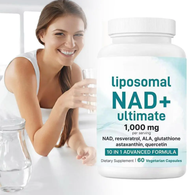 💊Cápsulas Liposomales Nad+,60 Uds,energía Celular,corazón💙