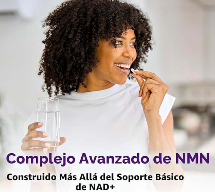 🌿NMN ULTIMATE 1000 MG-Suplemento utilizado principalmente para promover la longevidad y aumentar los niveles de energía celular💜
