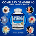 💙Magnesio 8 en 1 Complejo 1000 mg y Mezcla de Azúcar en la Sangre Combo de Suplemento 90 Cápsulas✨
