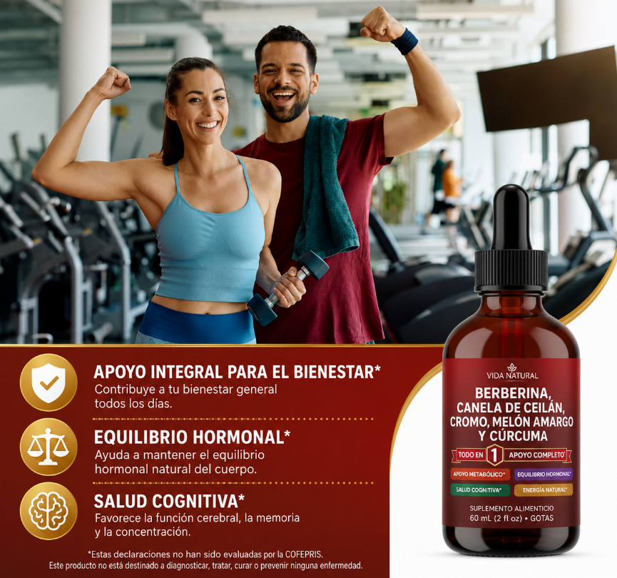 🍑 BERBERINA GLUCO SUPPORT✨Suplemento Líquido  para el Sistema Digestivo, Soporte de Salud Inmunológica-