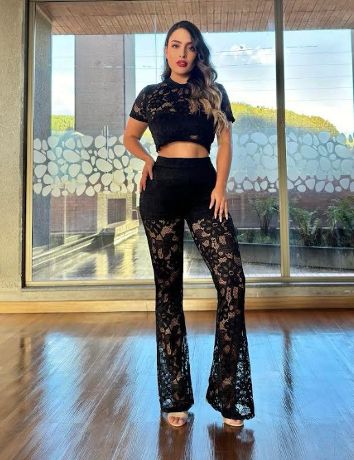 ✨SET ELEGANTE DE ENCAJE👚👖