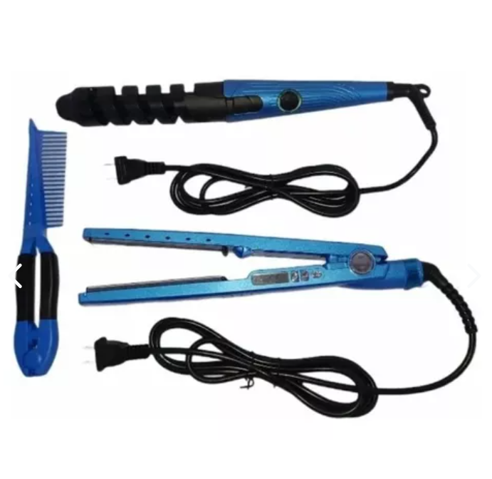 💎 Kit Profesional 2 en 1: Plancha + Rizador Perfect Style™