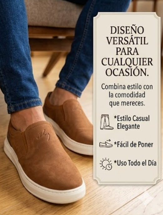 MOCASINES ORTOPEDICOS VELAY HOMBRE ✨