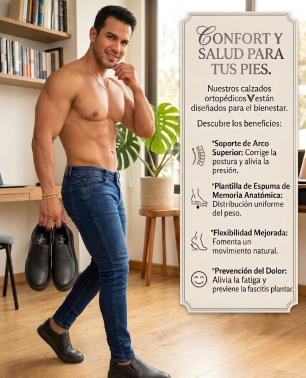 MOCASINES ORTOPEDICOS VELAY HOMBRE ✨