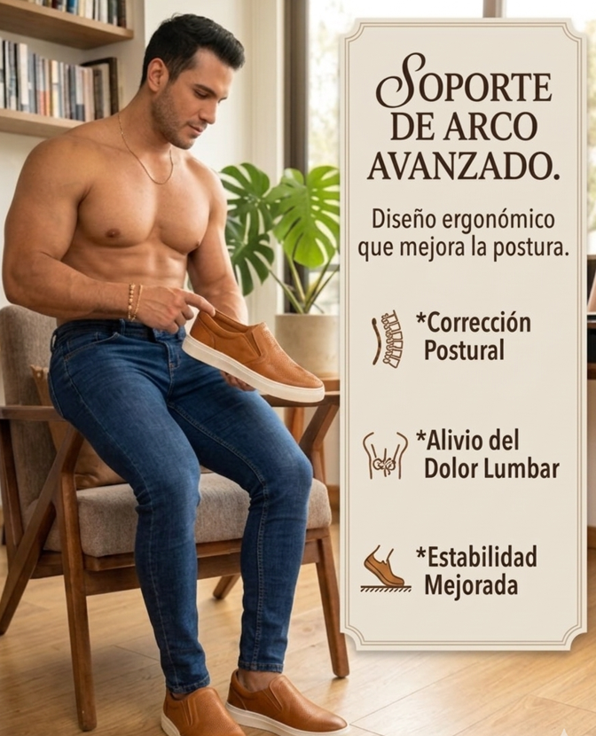 MOCASINES ORTOPEDICOS VELAY HOMBRE ✨