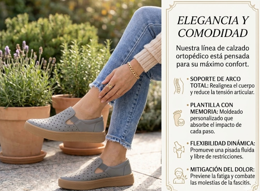 👟 Zapatos Ortopédicos de Mujer Comfort Rosa