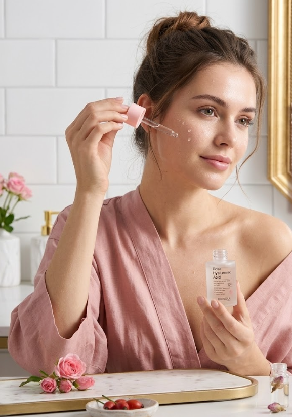 🌹 Serum Rosas & Ácido Hialurónico BIOAQUA🩷