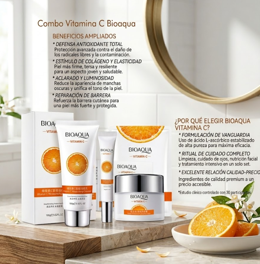 🍊Combo Vitamina C Bioaqua🏵️🍊