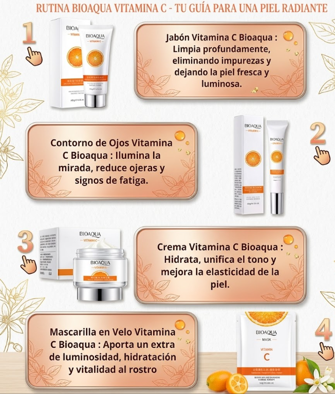 🍊Combo Vitamina C Bioaqua🏵️🍊
