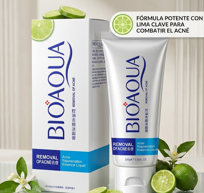 🩵Jabon Control Grasa Antiacne Bioaqua🫧🧼