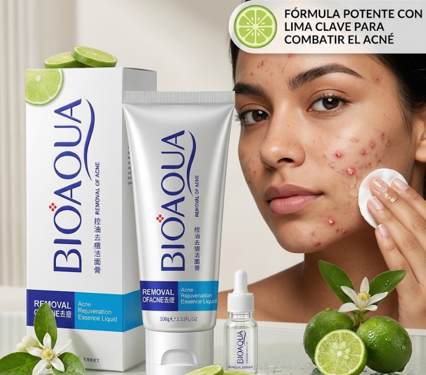 🩵Jabon Control Grasa Antiacne Bioaqua🫧🧼