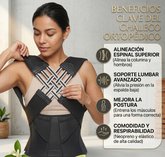 Chaleco Corrector De Postura Ortopedico💫