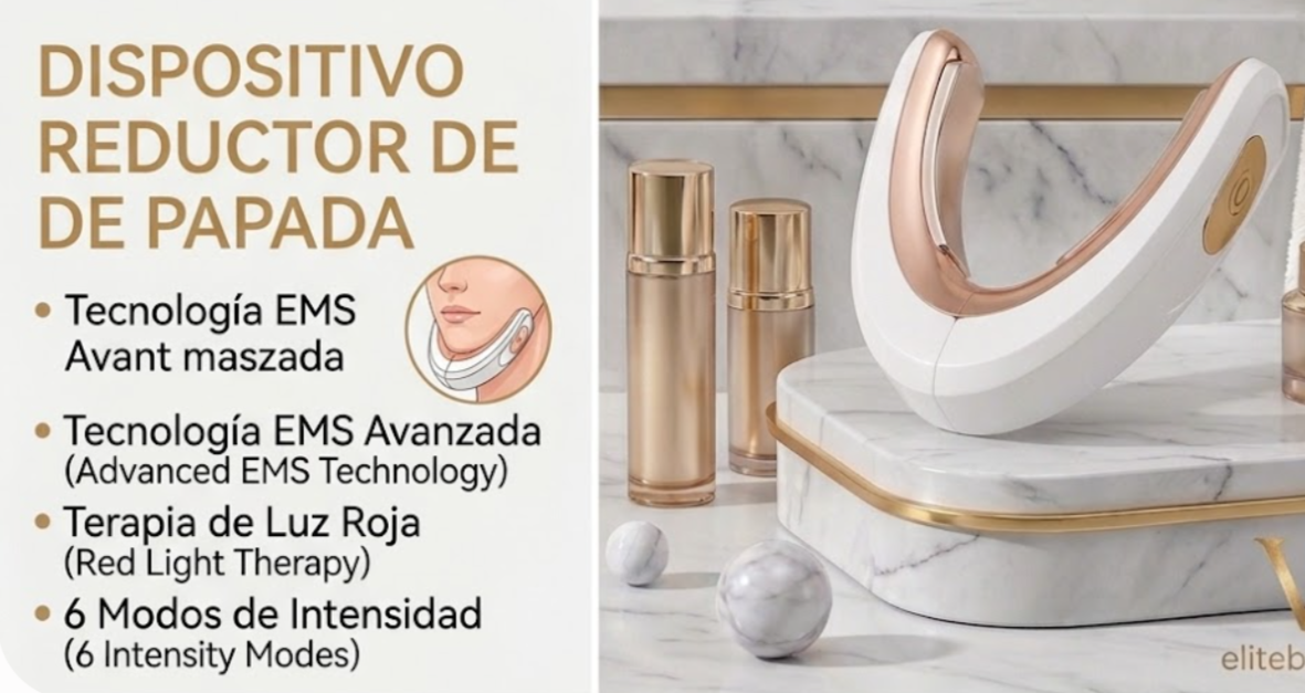 💖 Reductor Quita Papada Masajeador Facial