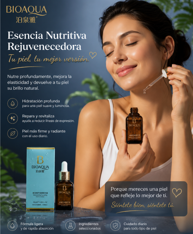 ✨🌸 ESENCIA NUTRITIVA REJUVENECEDORA BIOAQUA 🌸✨