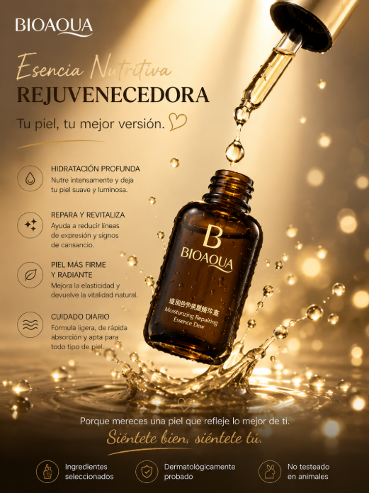 ✨🌸 ESENCIA NUTRITIVA REJUVENECEDORA BIOAQUA 🌸✨