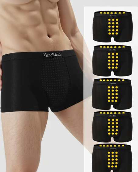 🧲Boxer magnetico- ayuda con tu salud y placer intimo para hombre🔥
