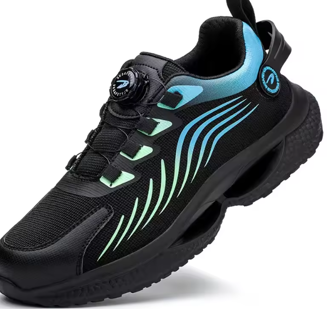 Zapatos de Seguridad Premium con Botón Giratorio✨