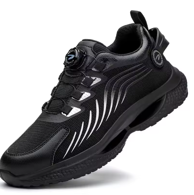 Zapatos de Seguridad Premium con Botón Giratorio✨