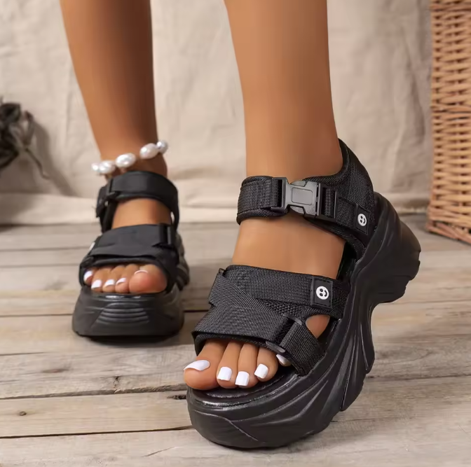 Sandalias Ortopédicas Plataforma Nube🩵