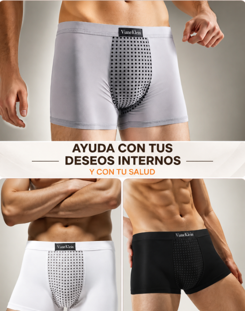 🧲Boxer magnetico- ayuda con tu salud y placer intimo para hombre🔥