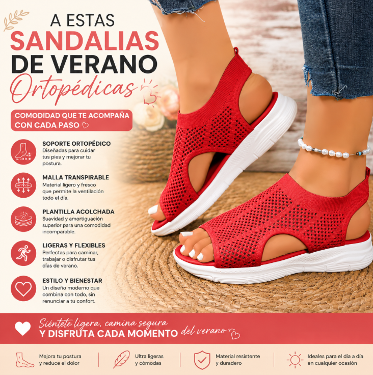 🌸Sandalias Ortopédicas Verano🩷