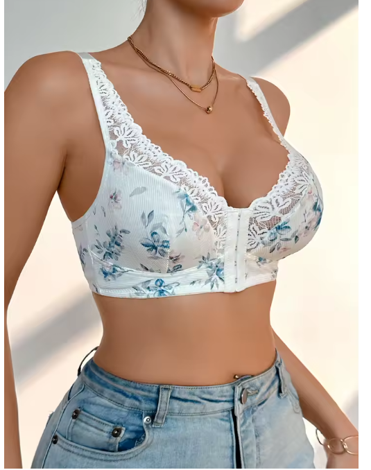 🌸 Sostén Realza Busto Encanto Floral🌸