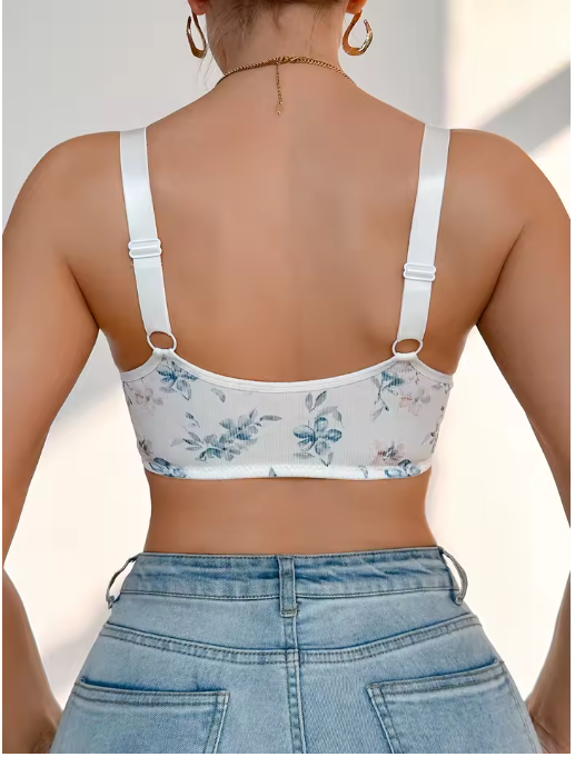 🌸 Sostén Realza Busto Encanto Floral🌸