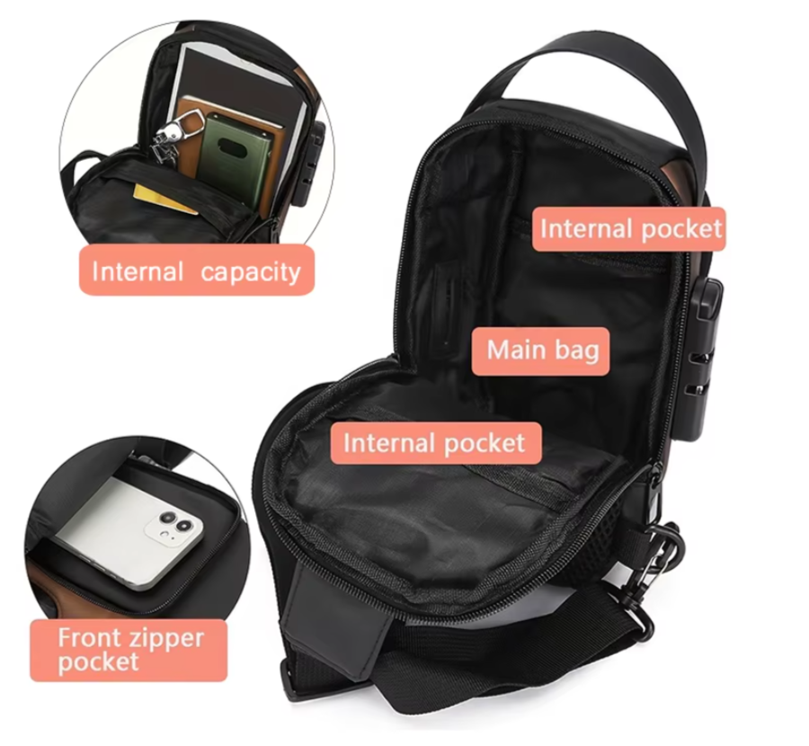 🎖️ Bolso Titan Urban Pro para hombre✨