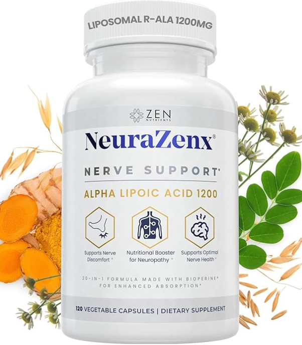 ✨Suplemento de Apoyo Nervioso y Apoyo para Neuropatía Periférica- NeuroZenX Nerve Support 600🌿
