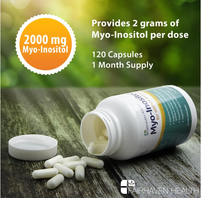 🌸 Myo-Inositol- Suplemento dietético diseñado para apoyar la salud reproductiva y el equilibrio hormonal tanto en mujeres como en hombres
