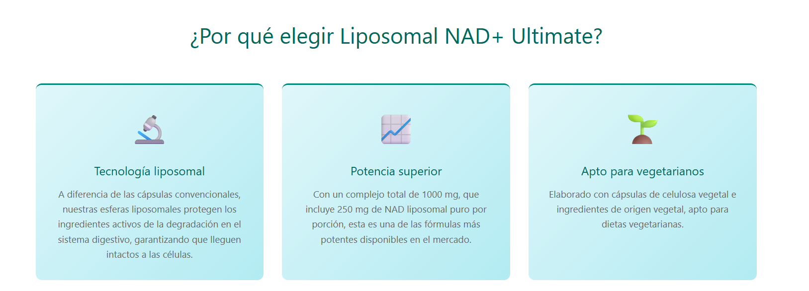 💊Cápsulas Liposomales Nad+,60 Uds,energía Celular,corazón💙