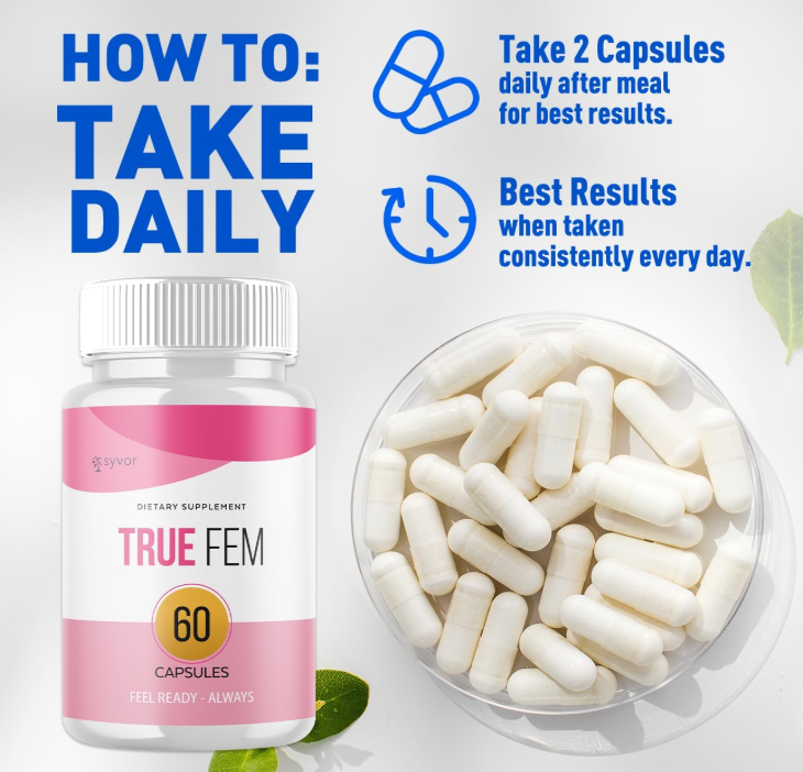 🩷TRUE FEM- suplemento de fórmula avanzada para salud y bienestar general con vitaminas de máxima fuerza para mujeres✨