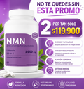 🌿NMN ULTIMATE 1000 MG-Suplemento utilizado principalmente para promover la longevidad y aumentar los niveles de energía celular💜
