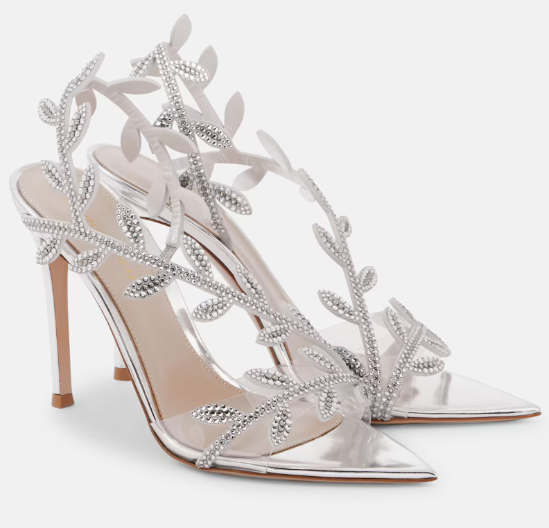 ✨Zapatillas AURELIA CRYSTAL HEELS🩶