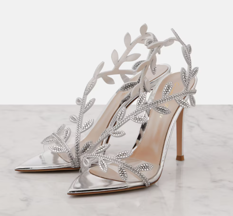 ✨Zapatillas AURELIA CRYSTAL HEELS🩶