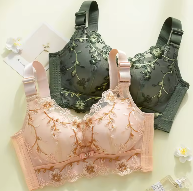 ✨ BRASIER FLORAL LUXE – SOPORTE, ELEGANCIA Y COMODIDAD EN UNO🩷