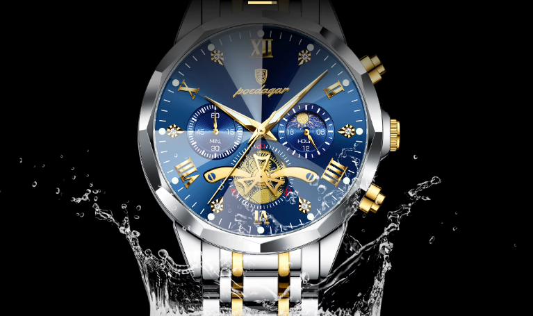 ⌚✨ RELOJ POEDAGAR ROYAL BLACK