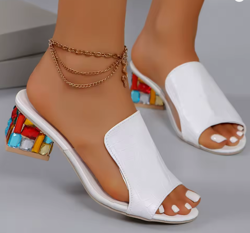 SANDALIAS GLAM HEELS🤍